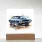 Muscle Car 02 - Square Acrylic Plaque With LED Base
