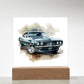 Muscle Car 13 - Square Acrylic Plaque With LED Base