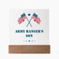 Army Ranger's Son - Square Acrylic Plaque With LED Base