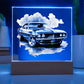 Muscle Car 13 - Square Acrylic Plaque With LED Base