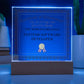 World's Greatest Systems Software Developer - Square Acrylic Plaque With LED Base