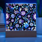 Mexican Floral Fiesta Pattern 053 - Square Acrylic Plaque With LED Base