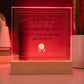 World's Greatest Computer Network Architect - Square Acrylic Plaque With LED Base