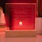 World's Greatest Computer Systems Analyst - Square Acrylic Plaque With LED Base