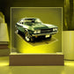 Muscle Car 05 - Square Acrylic Plaque With LED Base