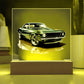 Muscle Car 11 - Square Acrylic Plaque With LED Base