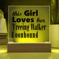 Treeing Walker Coonhound - Square Acrylic Plaque With LED Base