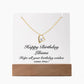 Happy Birthday Liliana - Forever Love Necklace Keepsake Acrylic Bundle With LED Lights