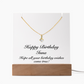 Happy Birthday Inna - Alluring Beauty Necklace Keepsake Acrylic Bundle With LED Lights