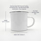 Pahonia (Belarus) - 12oz Enamel Camping Mug