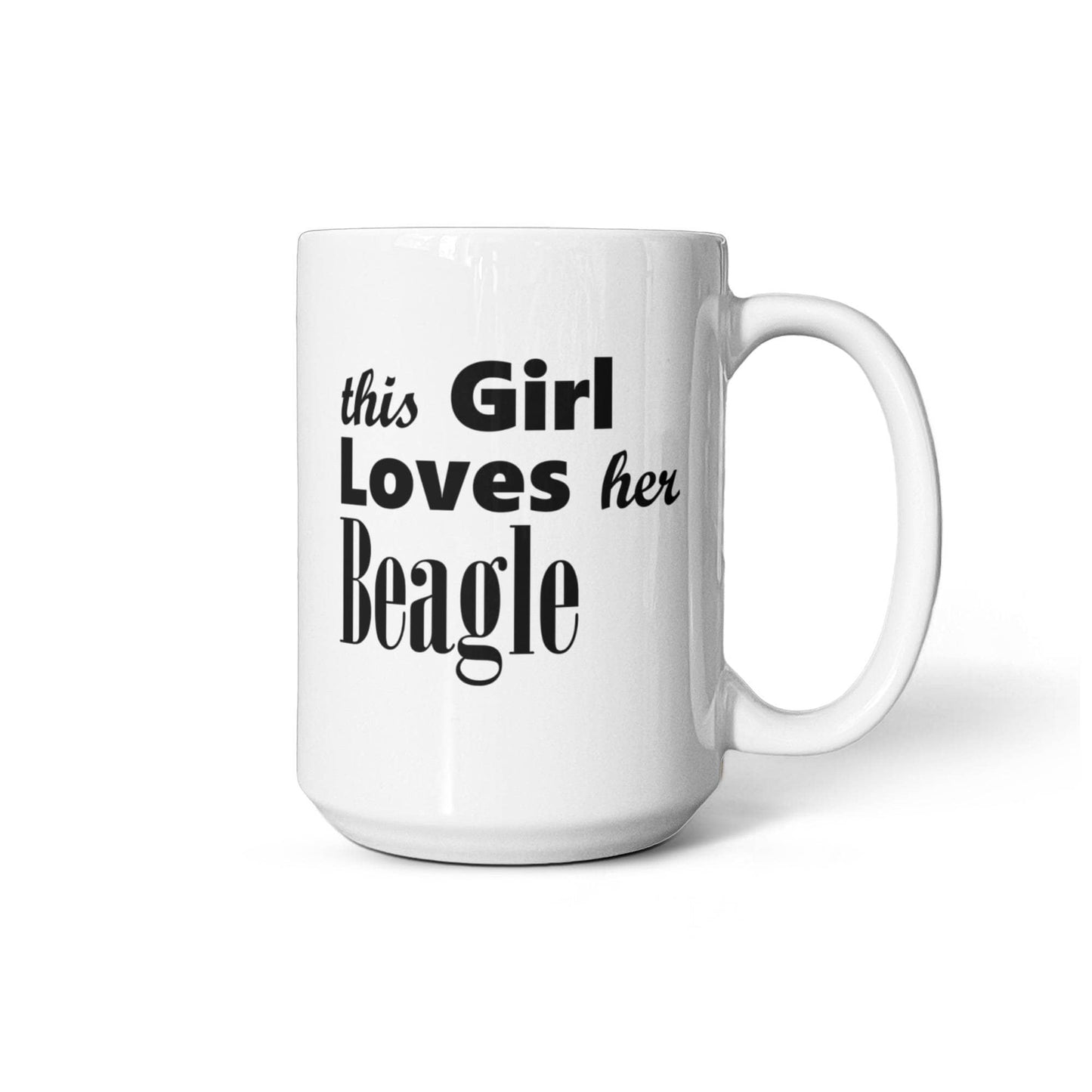 Beagle - 15oz White Ceramic Mug