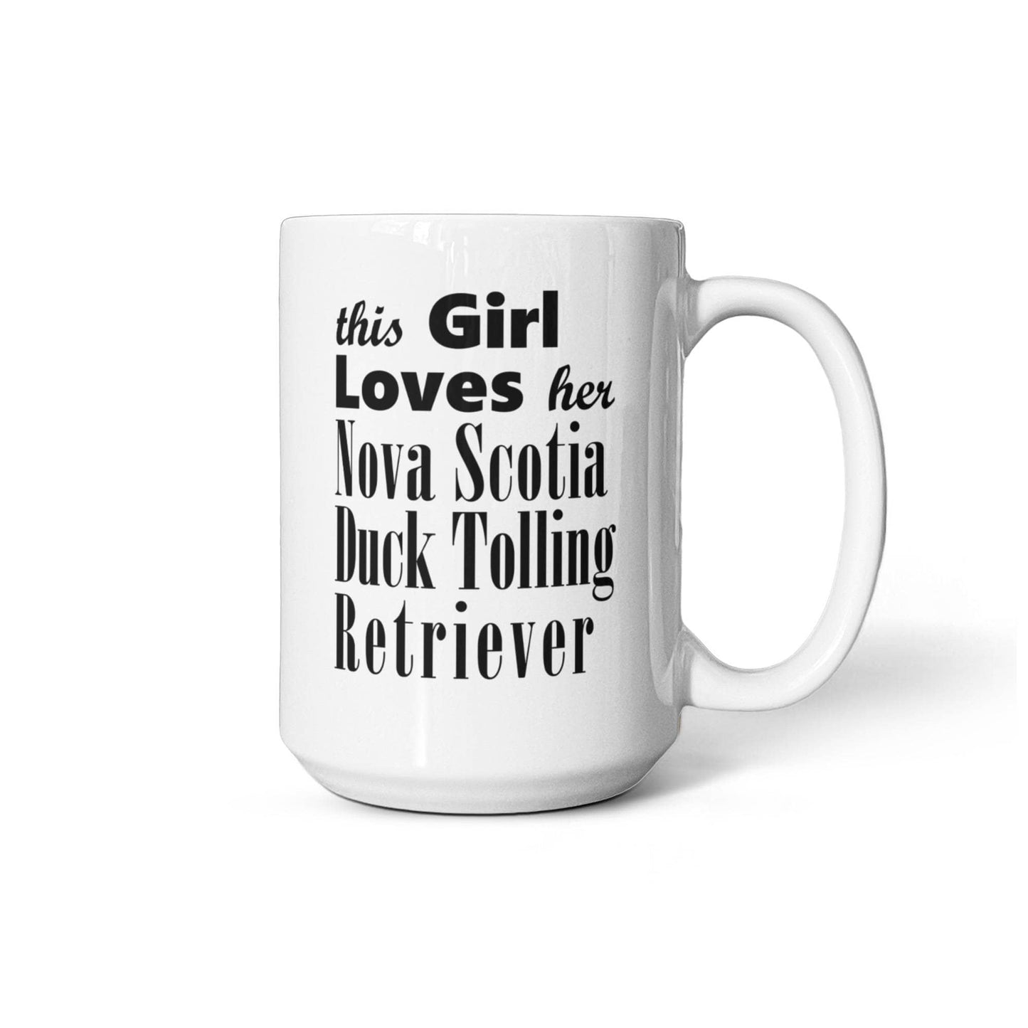 Nova Scotia Duck Tolling Retriever - 15oz White Ceramic Mug