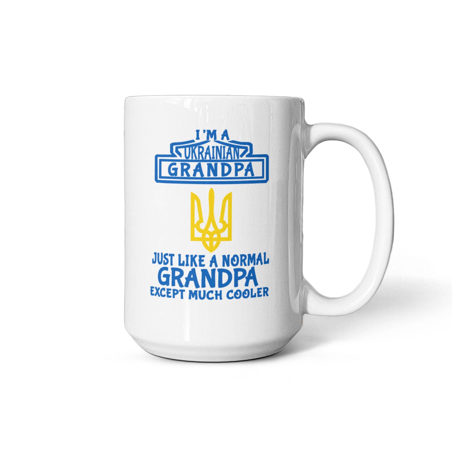 Ukrainian Grandpa - 15oz White Ceramic Mug