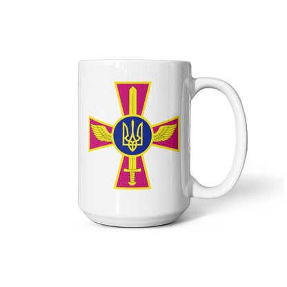 Ukrainian Air Force - 15oz White Ceramic Mug