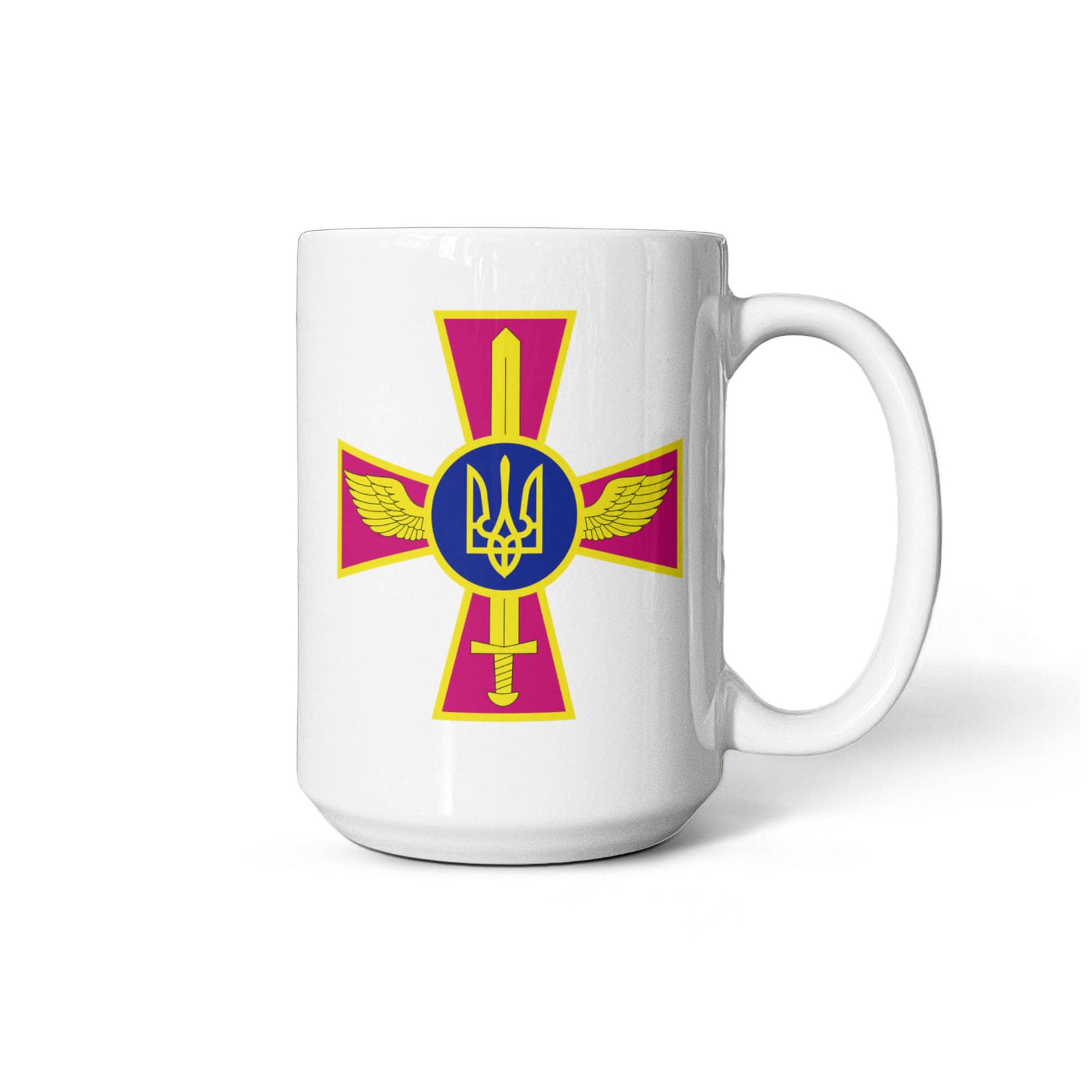 Ukrainian Air Force - 15oz White Ceramic Mug