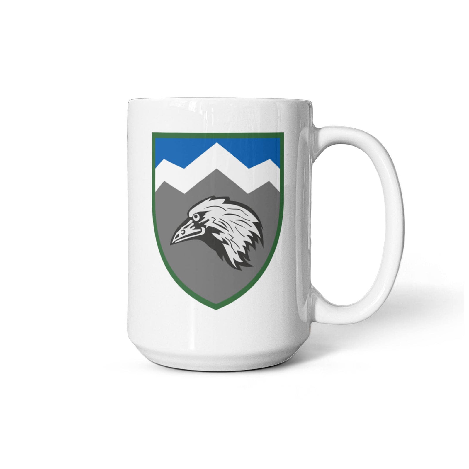 109th Mountain Assault Battalion (Ukraine) - 15oz White Ceramic Mug