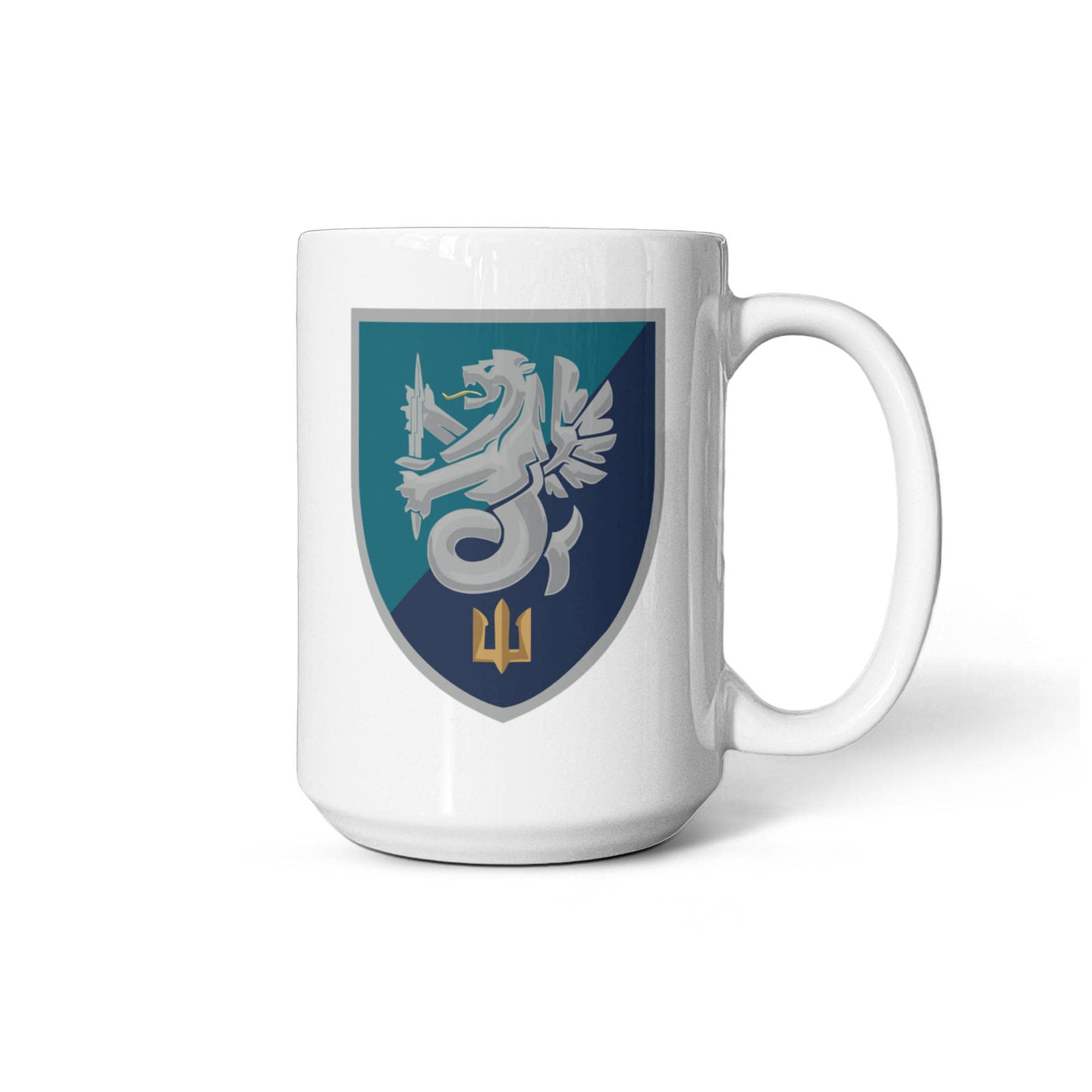 37th Marine Brigade (Ukraine) - 15oz White Ceramic Mug
