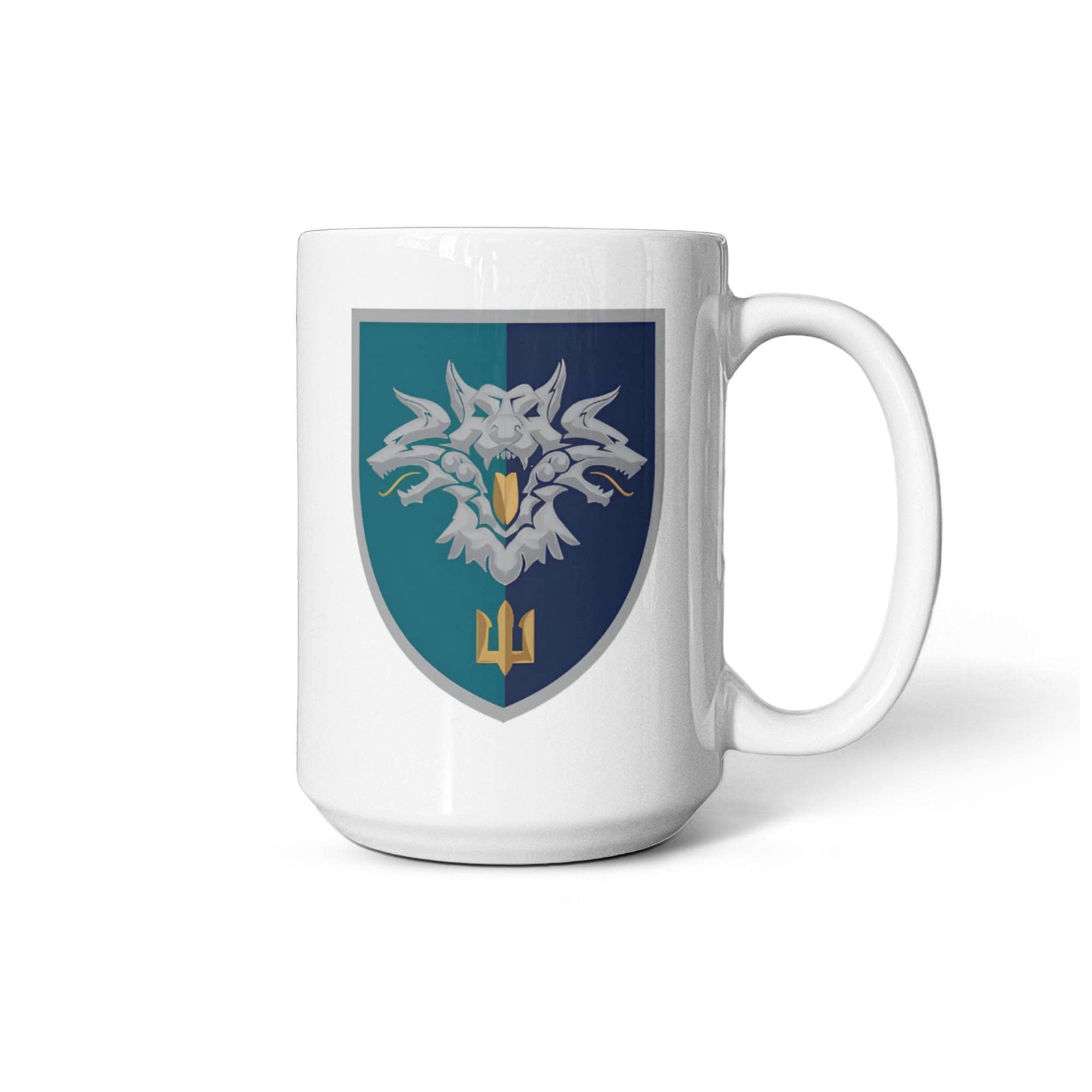 38th Marine Brigade (Ukraine) - 15oz White Ceramic Mug