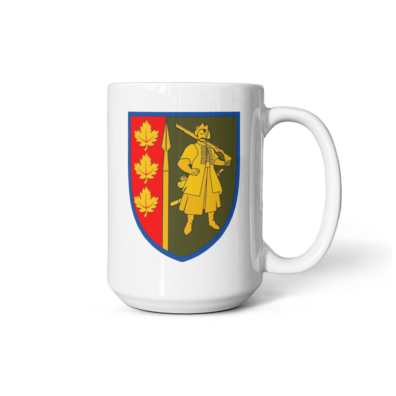 65th Mechanized Brigade (Ukraine) - 15oz White Ceramic Mug