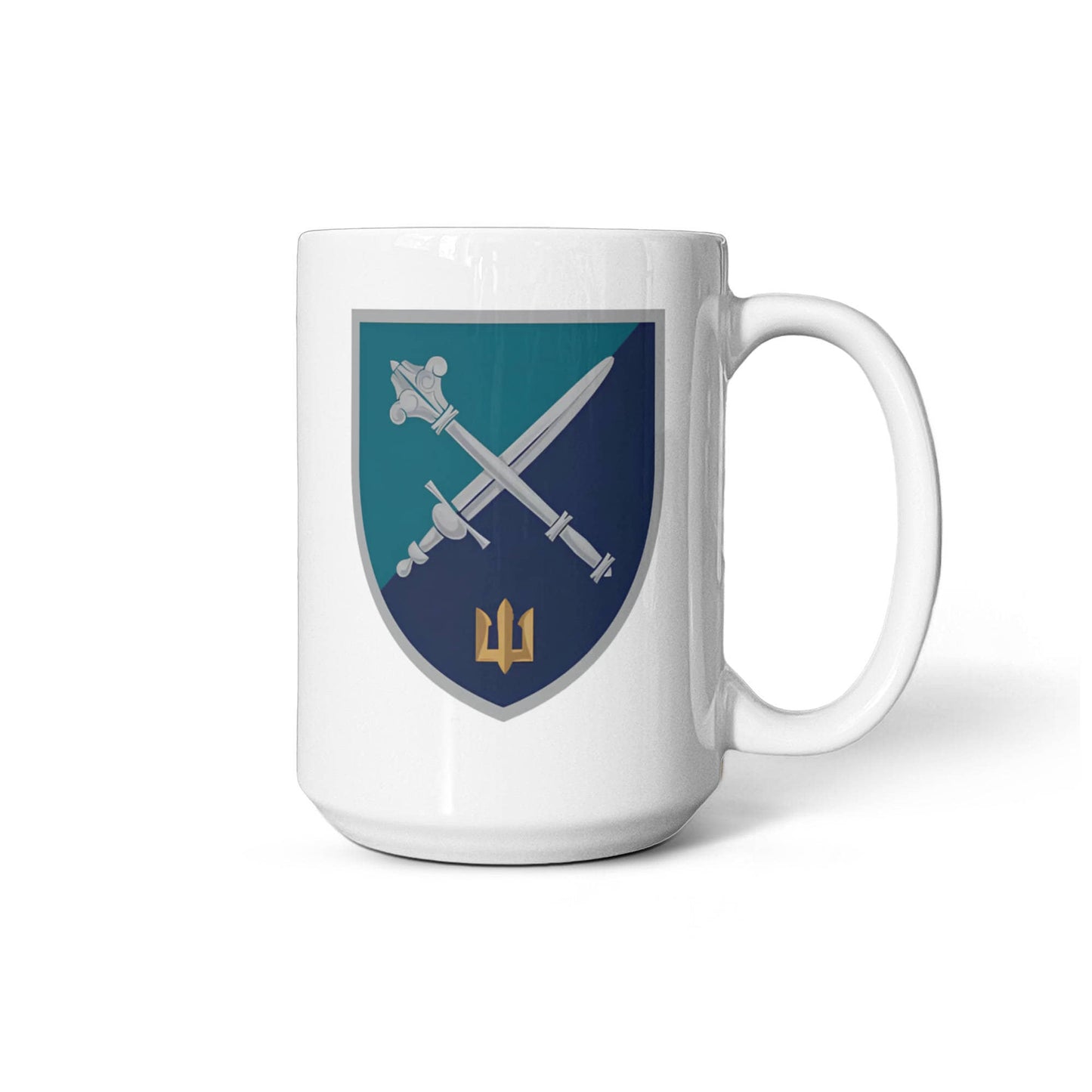 Marine Corps Command (Ukraine) - 15oz White Ceramic Mug