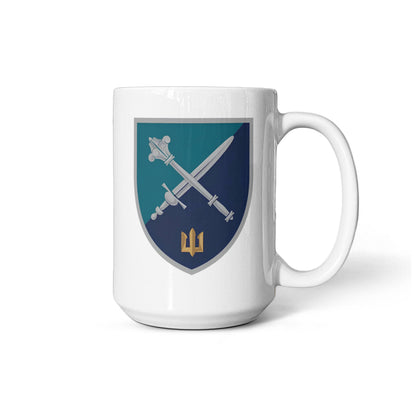 Marine Corps Command (Ukraine) - 15oz White Ceramic Mug