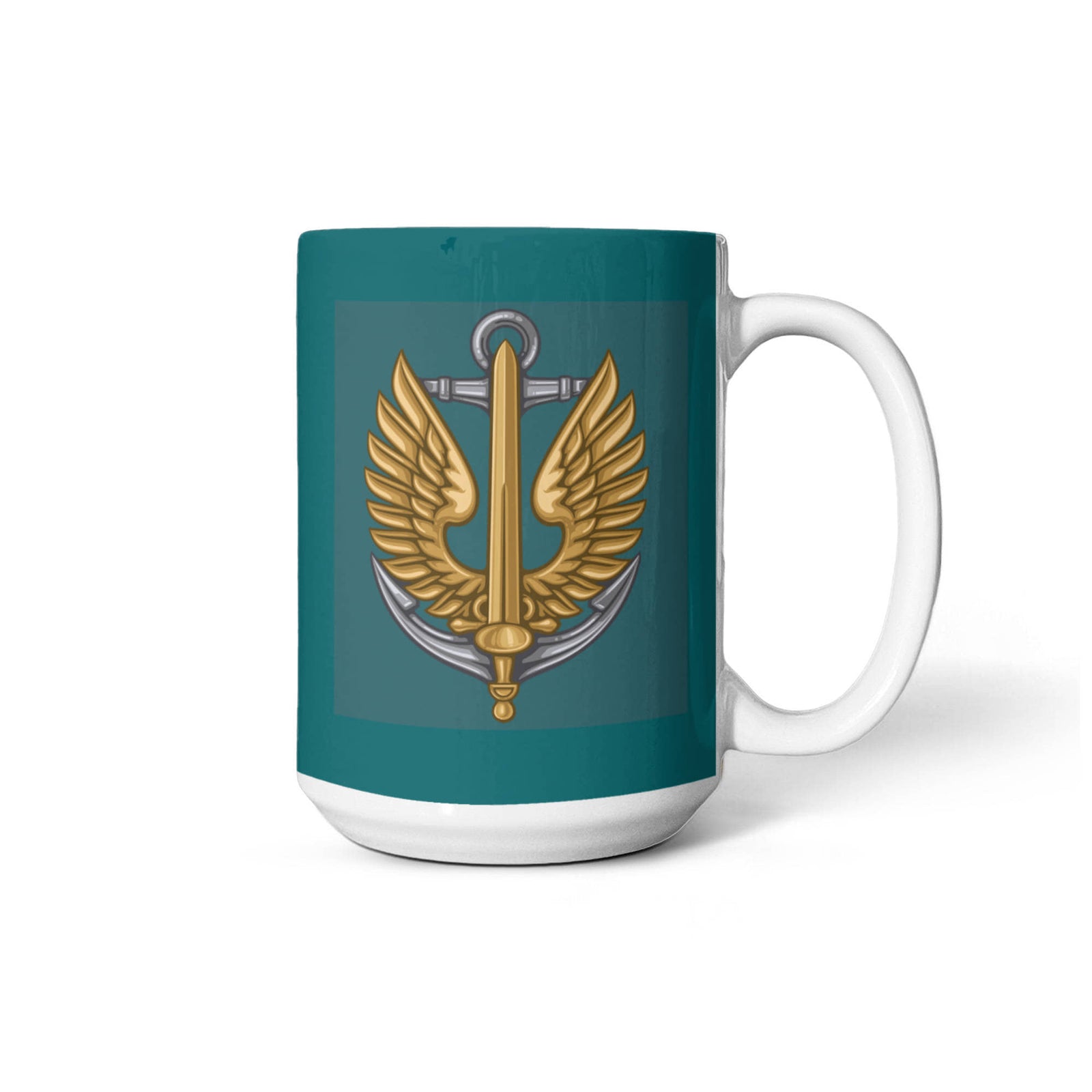Ukrainian Marine Corps v2 - 15oz White Ceramic Mug