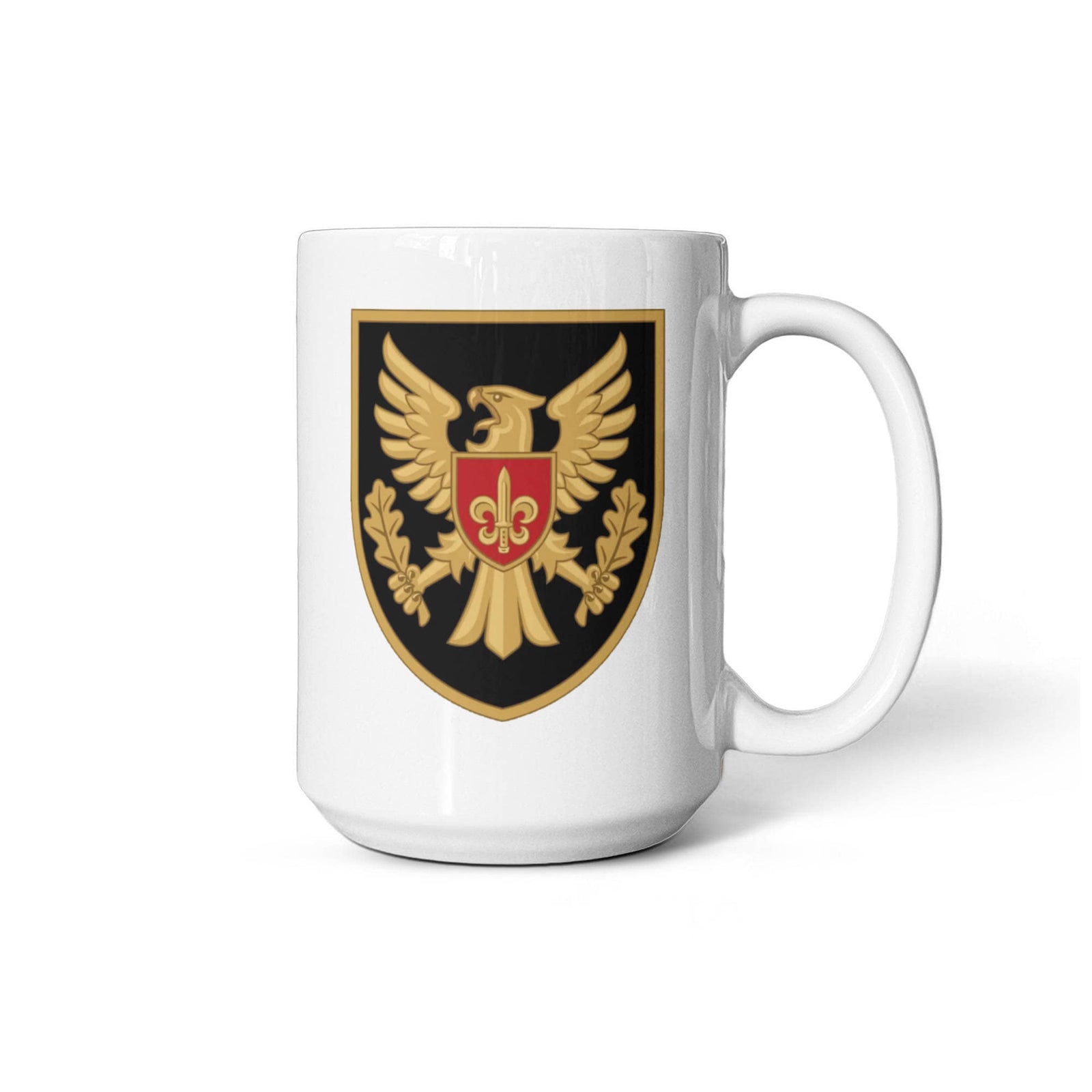 15th Artillery Reconnaissance Brigade (Ukraine) - 15oz White Ceramic Mug