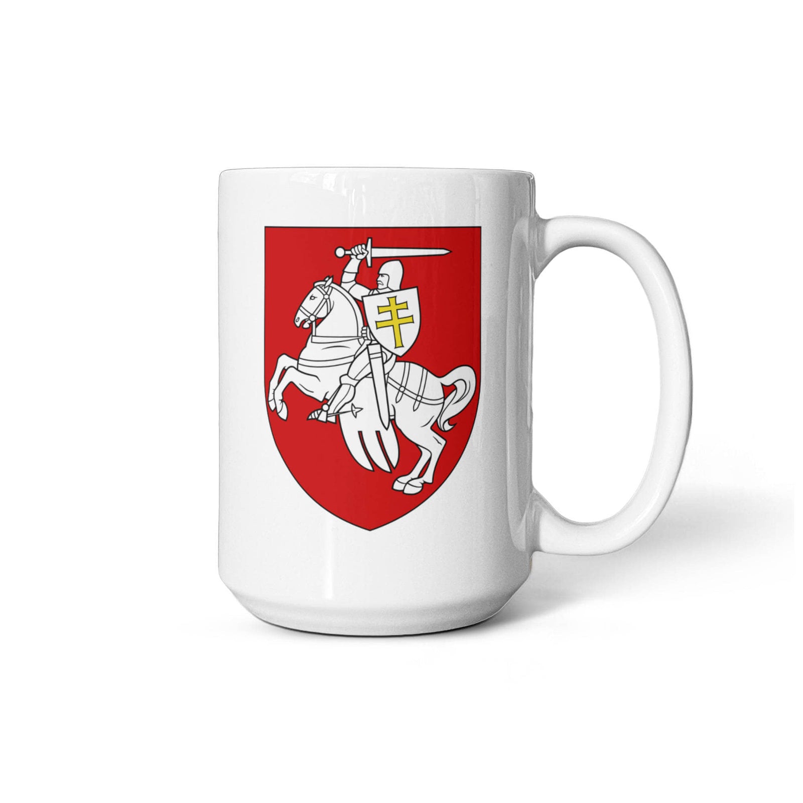 Pahonia (Belarus) - 15oz White Ceramic Mug