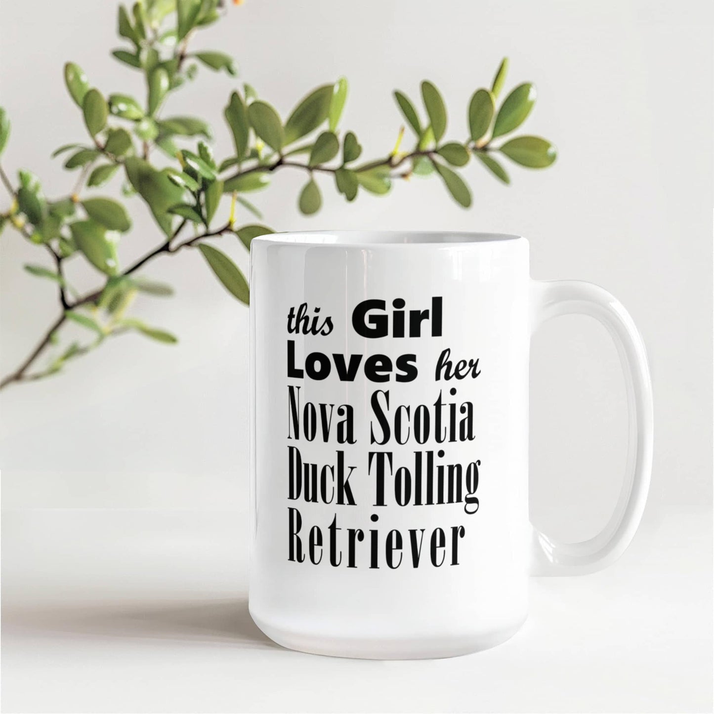 Nova Scotia Duck Tolling Retriever - 15oz White Ceramic Mug