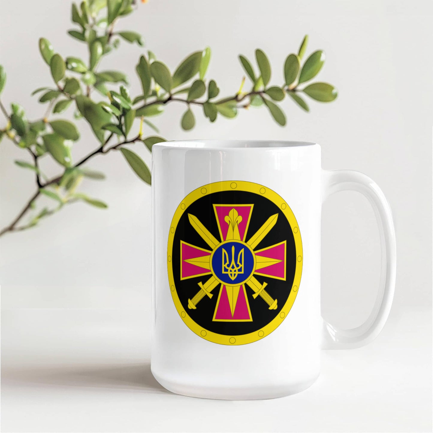 Ukrainian Defense Intelligence - 15oz White Ceramic Mug