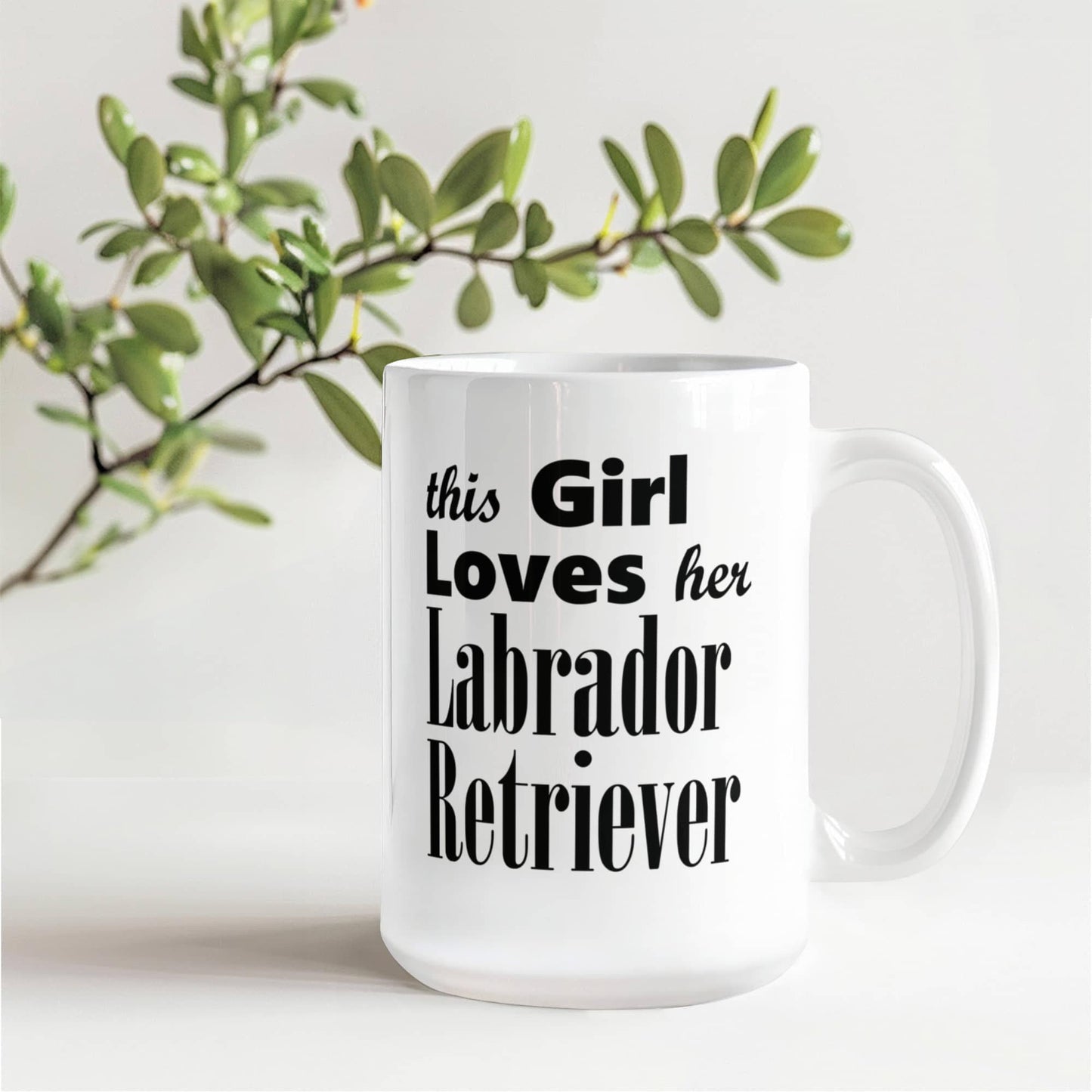 Labrador Retriever - 15oz White Ceramic Mug
