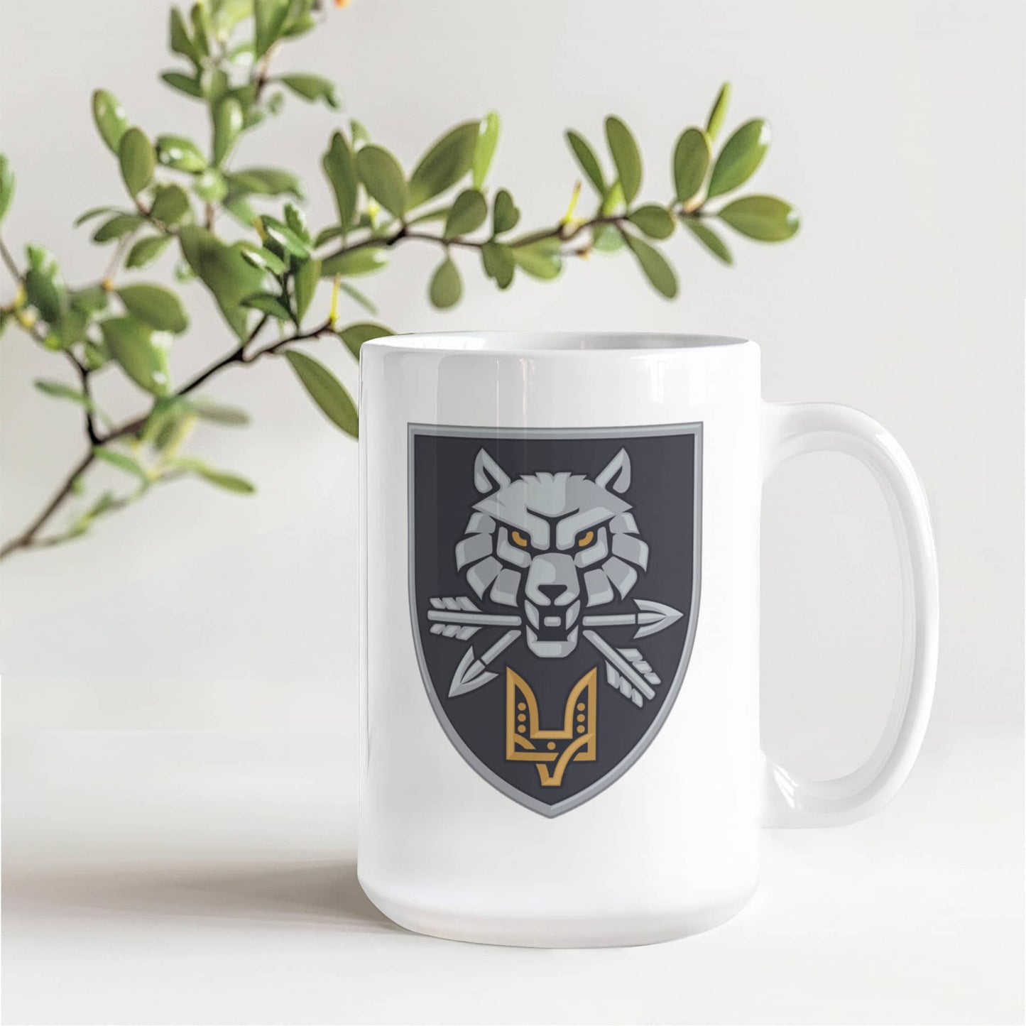 Special Operations Forces Command (Ukraine) - 15oz White Ceramic Mug