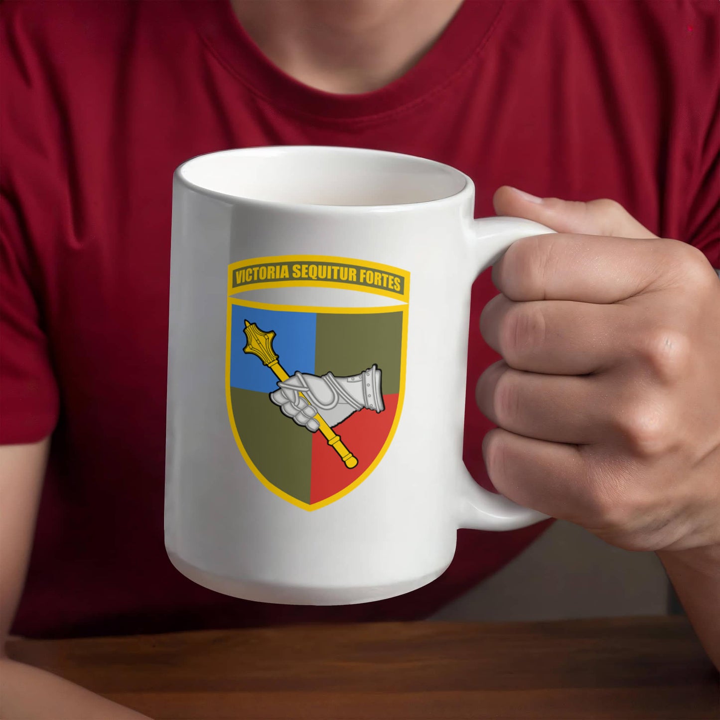 Ground Forces Command (Ukraine) - 15oz White Ceramic Mug