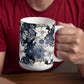 Nocturnal Bloom Pattern 012 - 15oz White Ceramic Mug