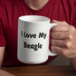 Love My Beagle - 15oz White Ceramic Mug