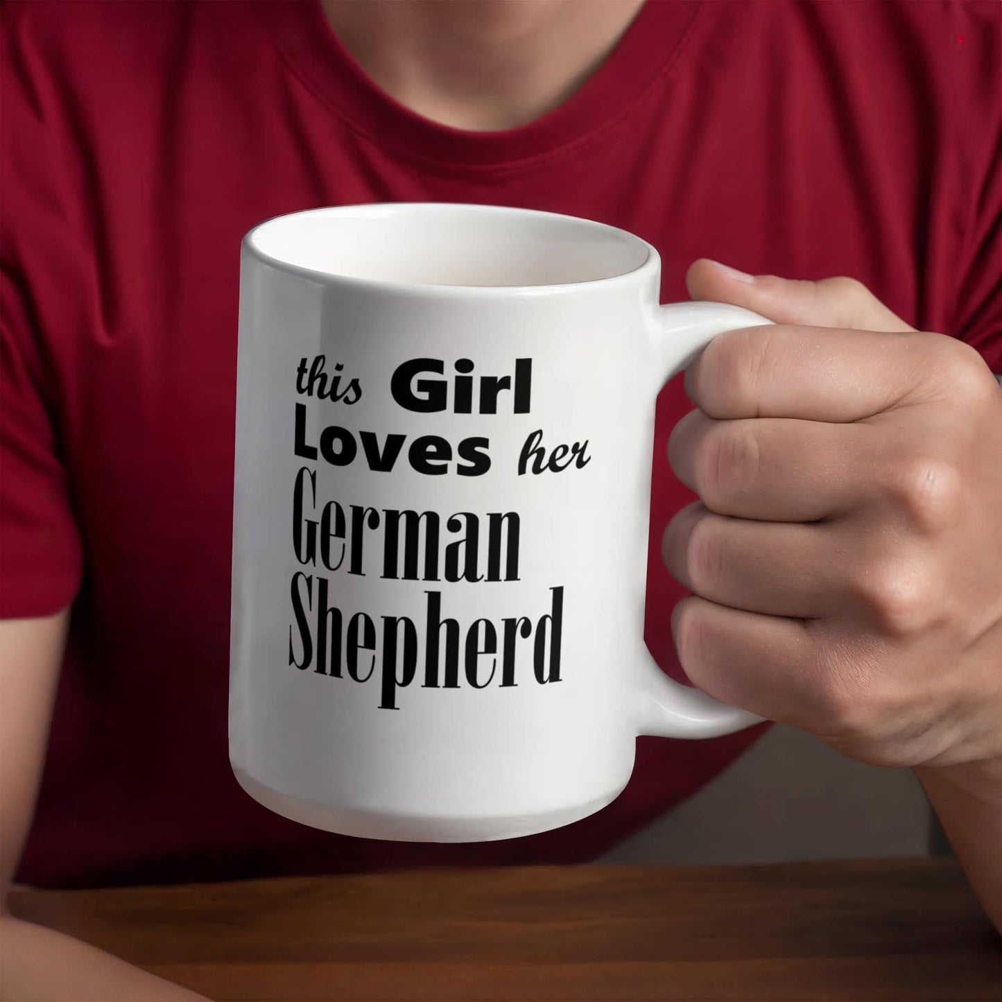German Shepherd - 15oz White Ceramic Mug