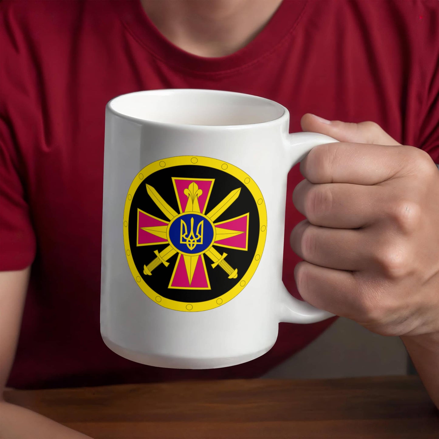 Ukrainian Defense Intelligence - 15oz White Ceramic Mug
