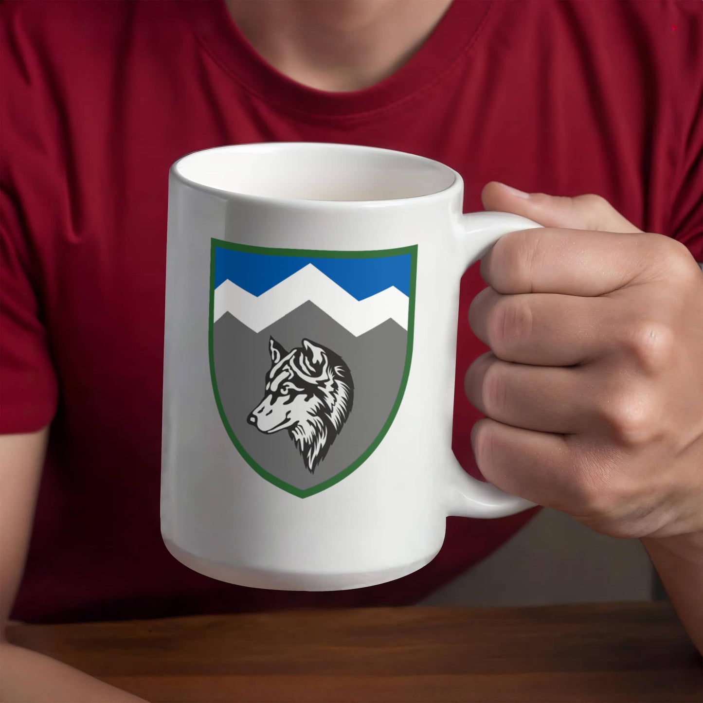 8th Mountain Assault Battalion (Ukraine) - 15oz White Ceramic Mug