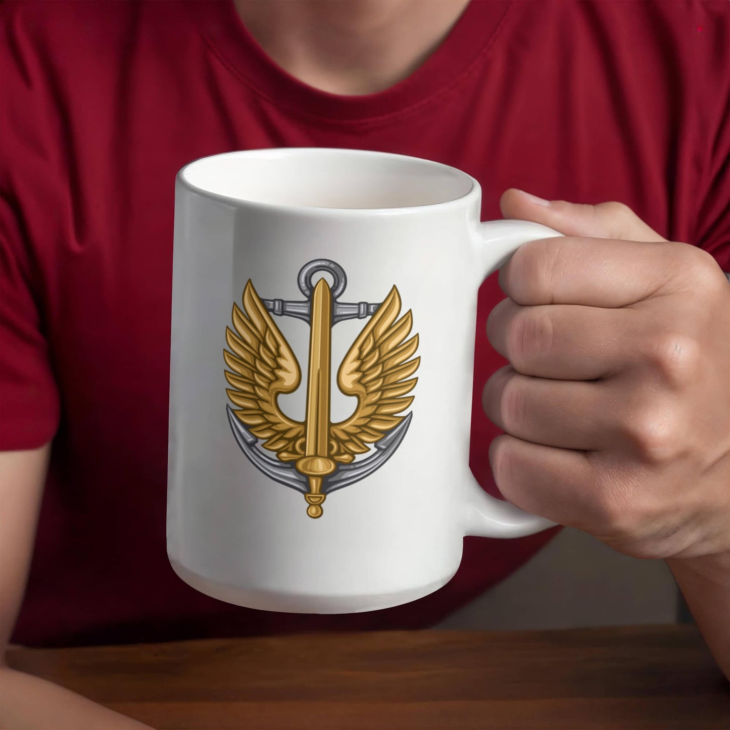 Ukrainian Marine Corps - 15oz White Ceramic Mug