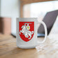 Pahonia (Belarus) - 15oz White Ceramic Mug