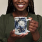 Nocturnal Bloom Pattern 008 - 15oz White Ceramic Mug