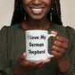 Love My German Shepherd - 15oz White Ceramic Mug
