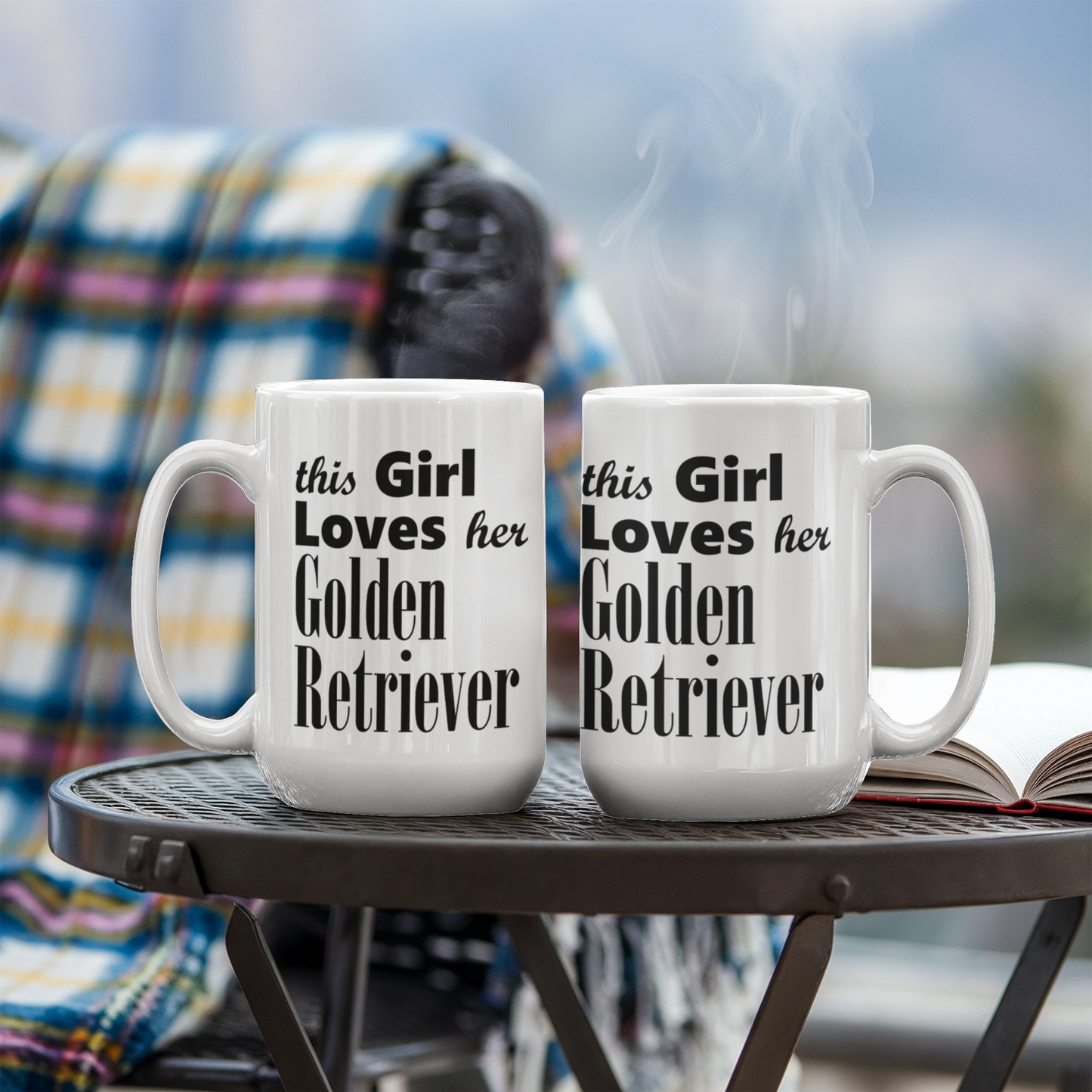 Golden Retriever - 15oz White Ceramic Mug