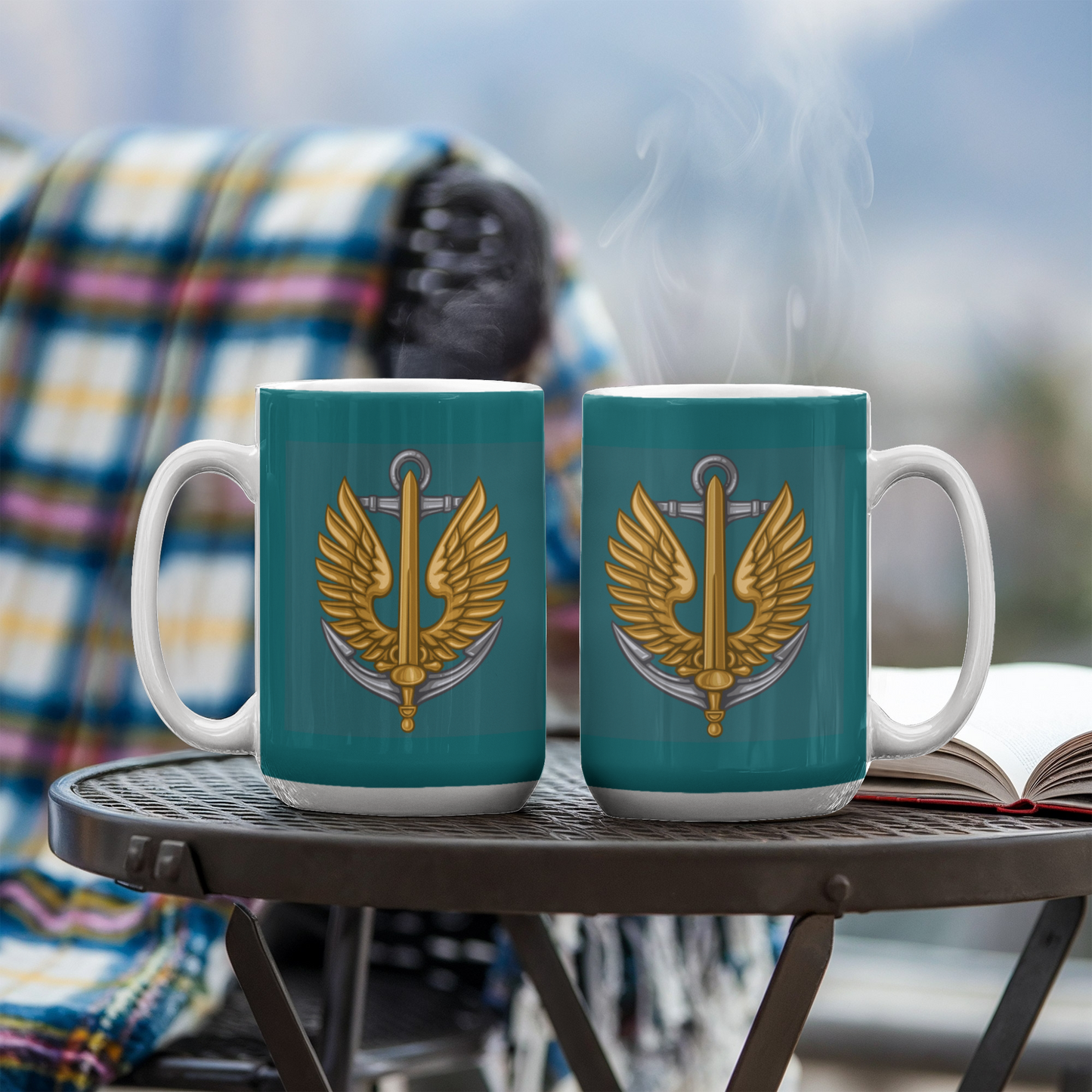 Ukrainian Marine Corps v2 - 15oz White Ceramic Mug