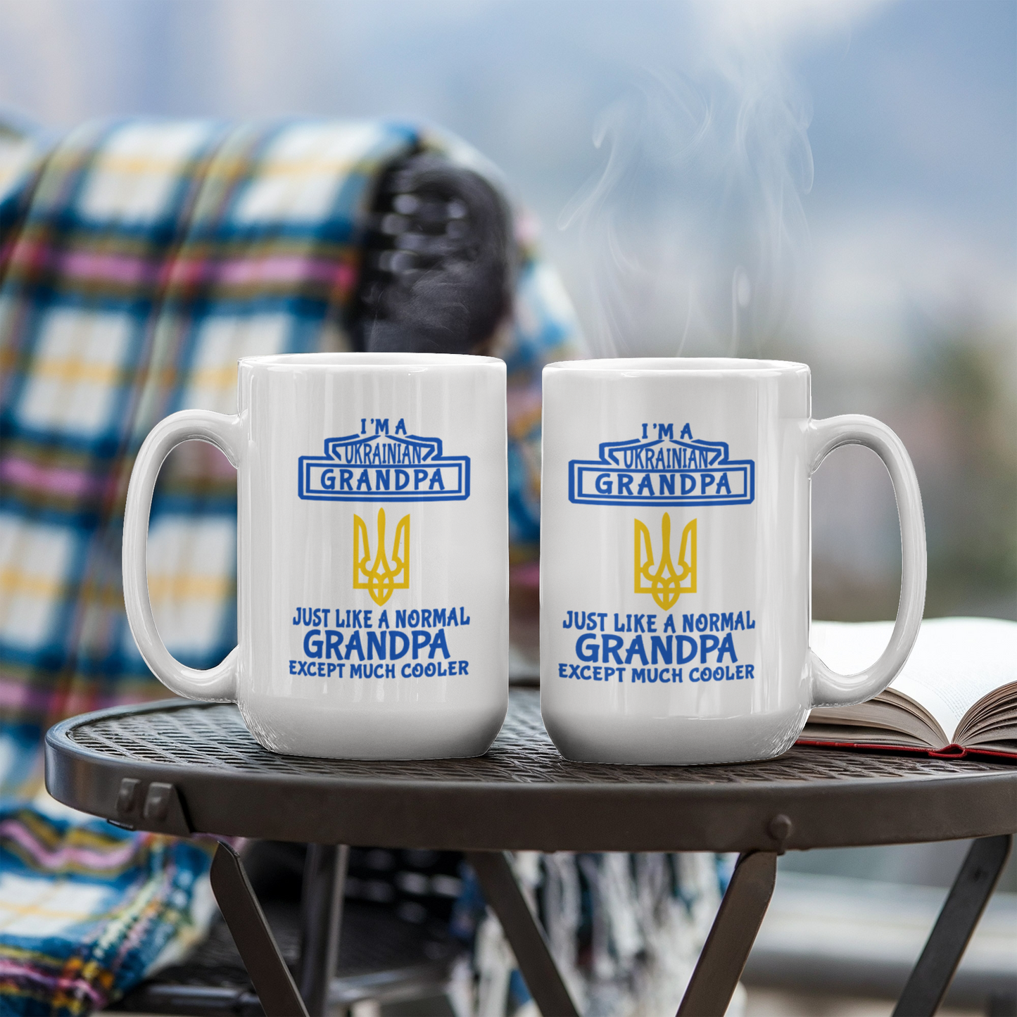 Ukrainian Grandpa - 15oz White Ceramic Mug