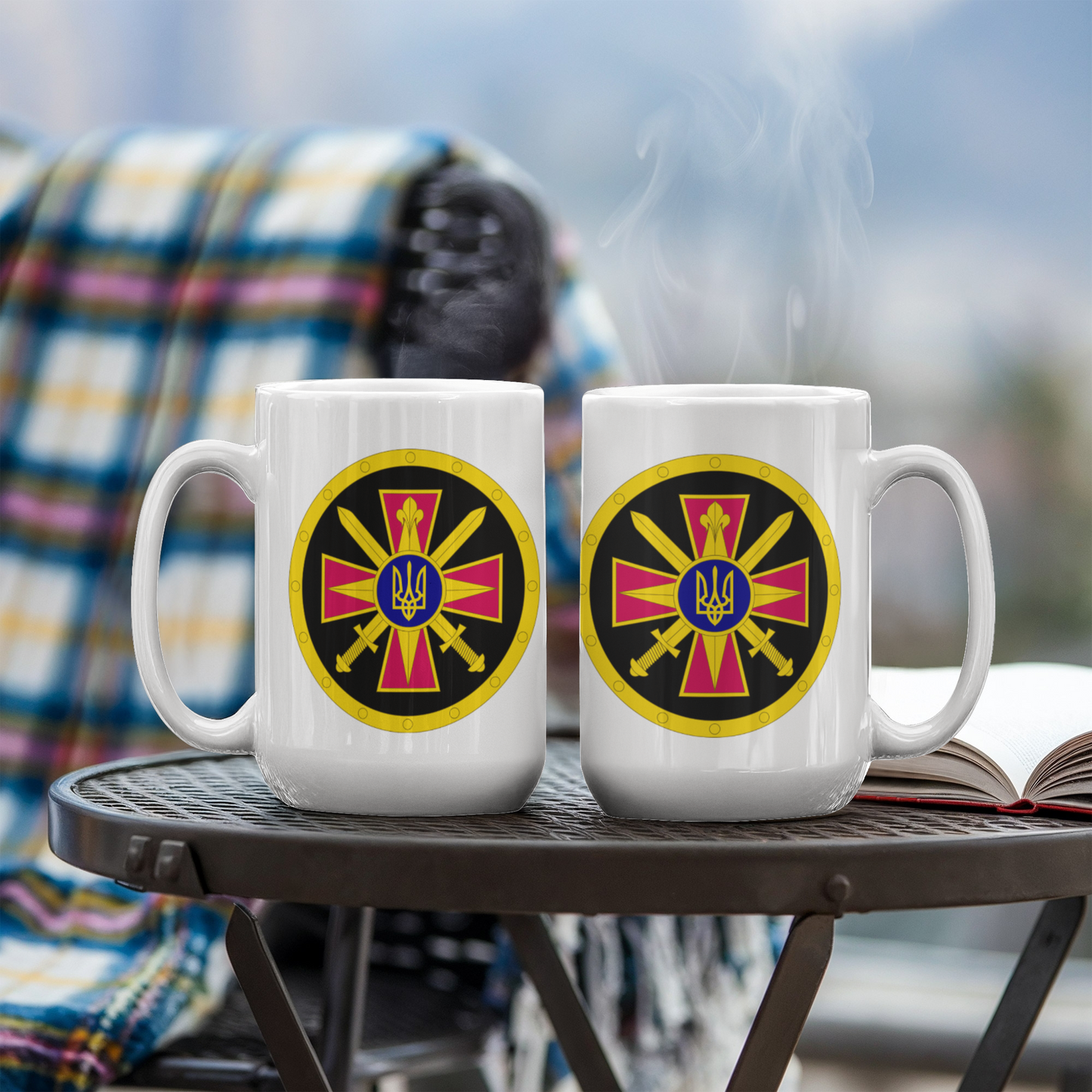 Ukrainian Defense Intelligence - 15oz White Ceramic Mug