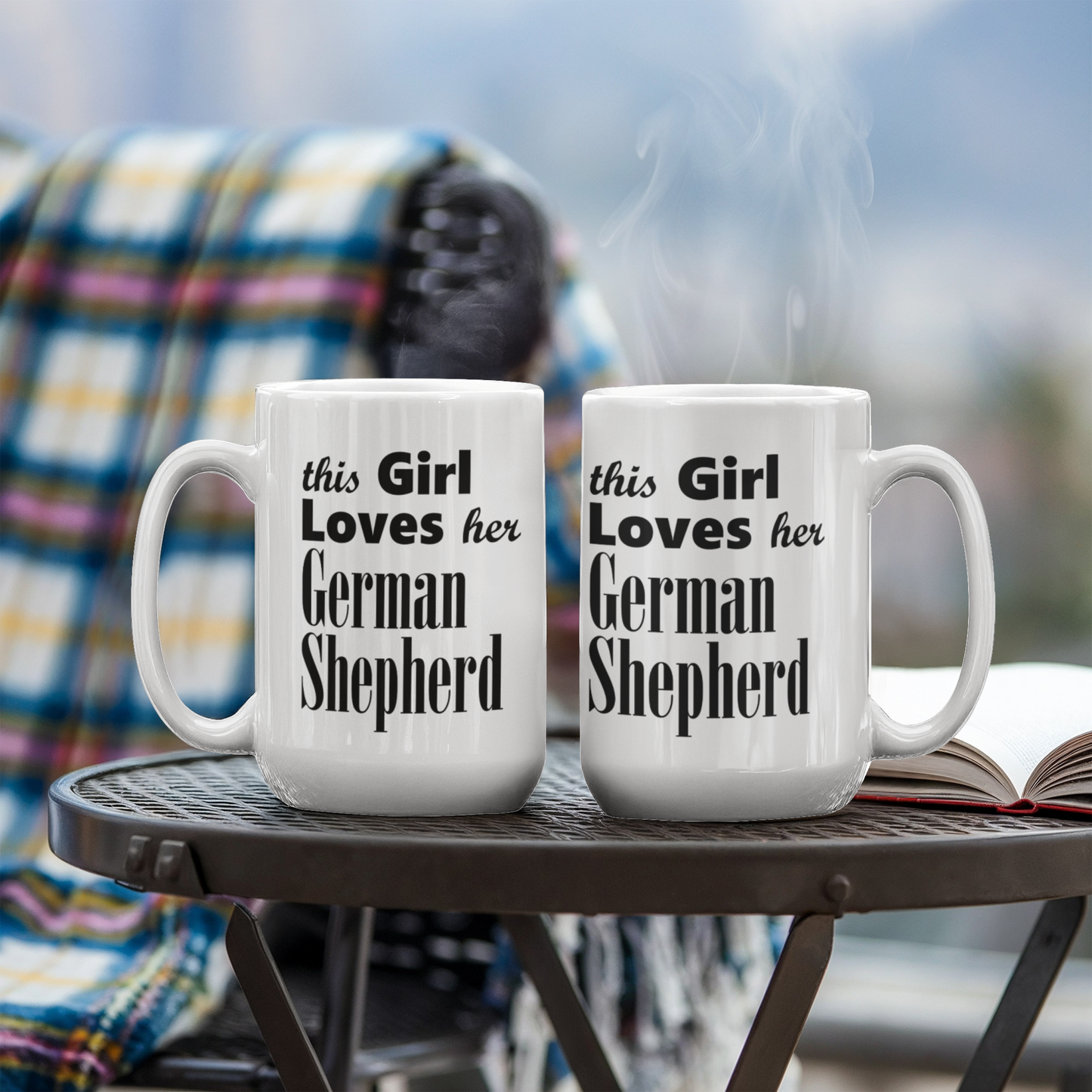 German Shepherd - 15oz White Ceramic Mug