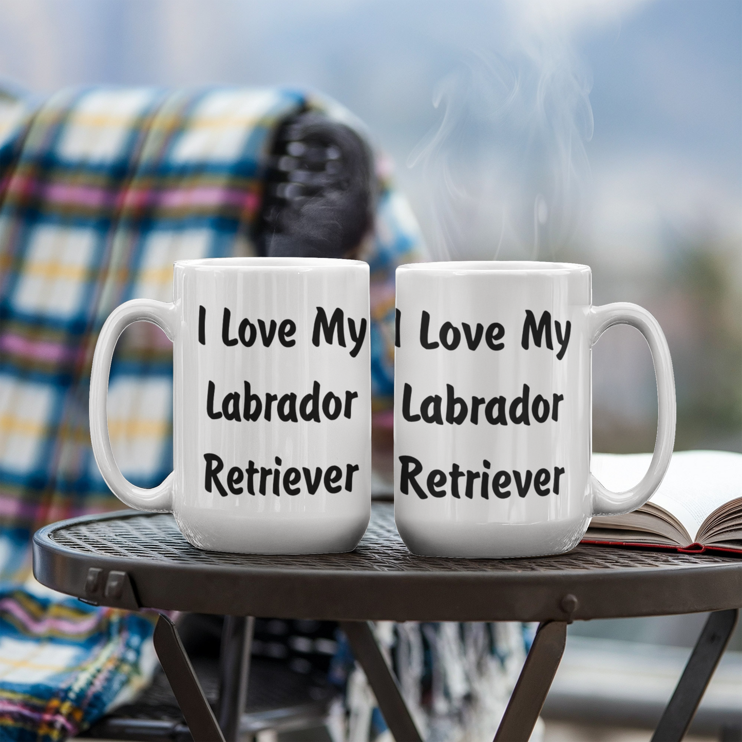 Love My Labrador Retriever - 15oz White Ceramic Mug