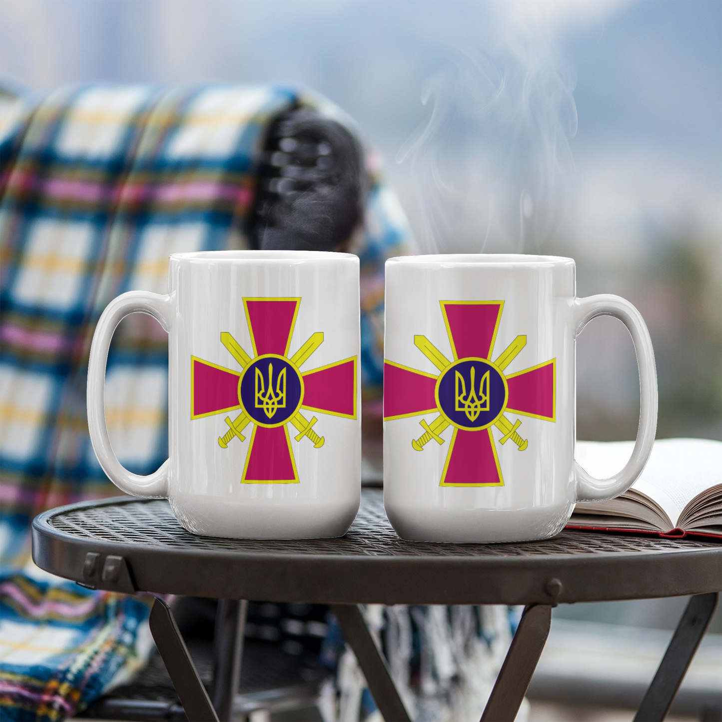 Ukrainian Ground Forces - 15oz White Ceramic Mug