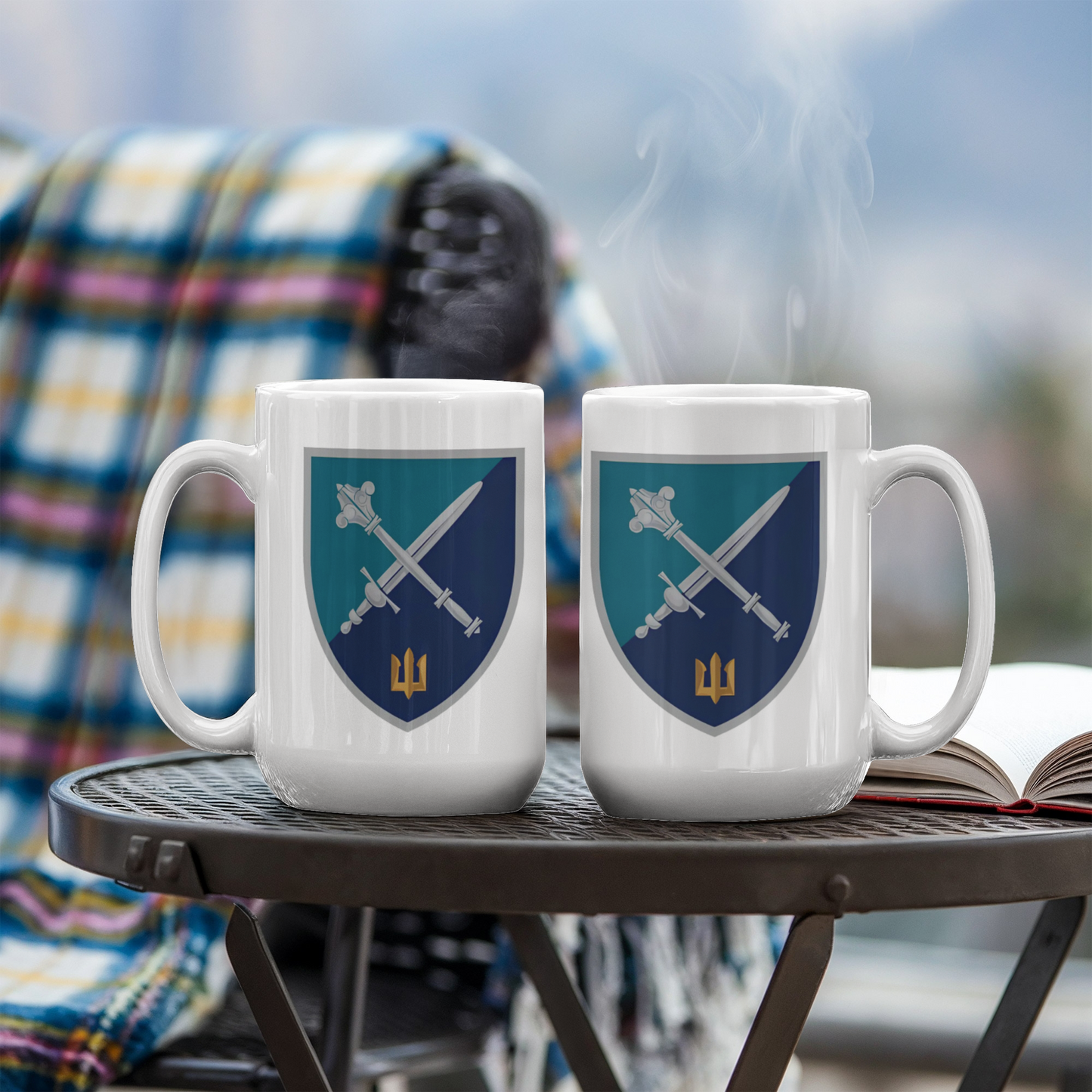 Marine Corps Command (Ukraine) - 15oz White Ceramic Mug